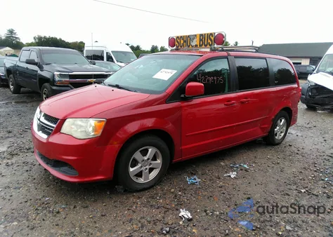 2012 Dodge Grand Caravan Sxt из США, поврежденный, VIN 2C4RDGCGXCR210970